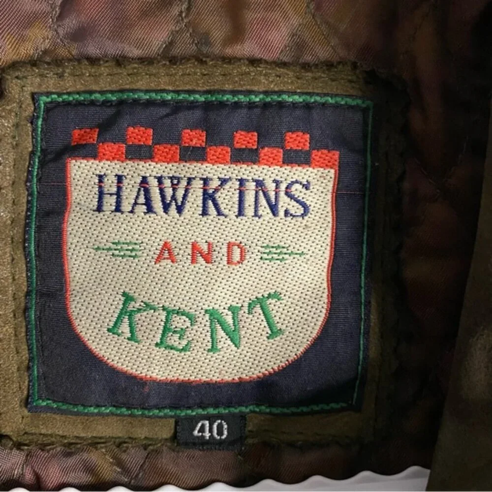 Hawkins and Kent Men's Vintage Brown Military Field Jacket